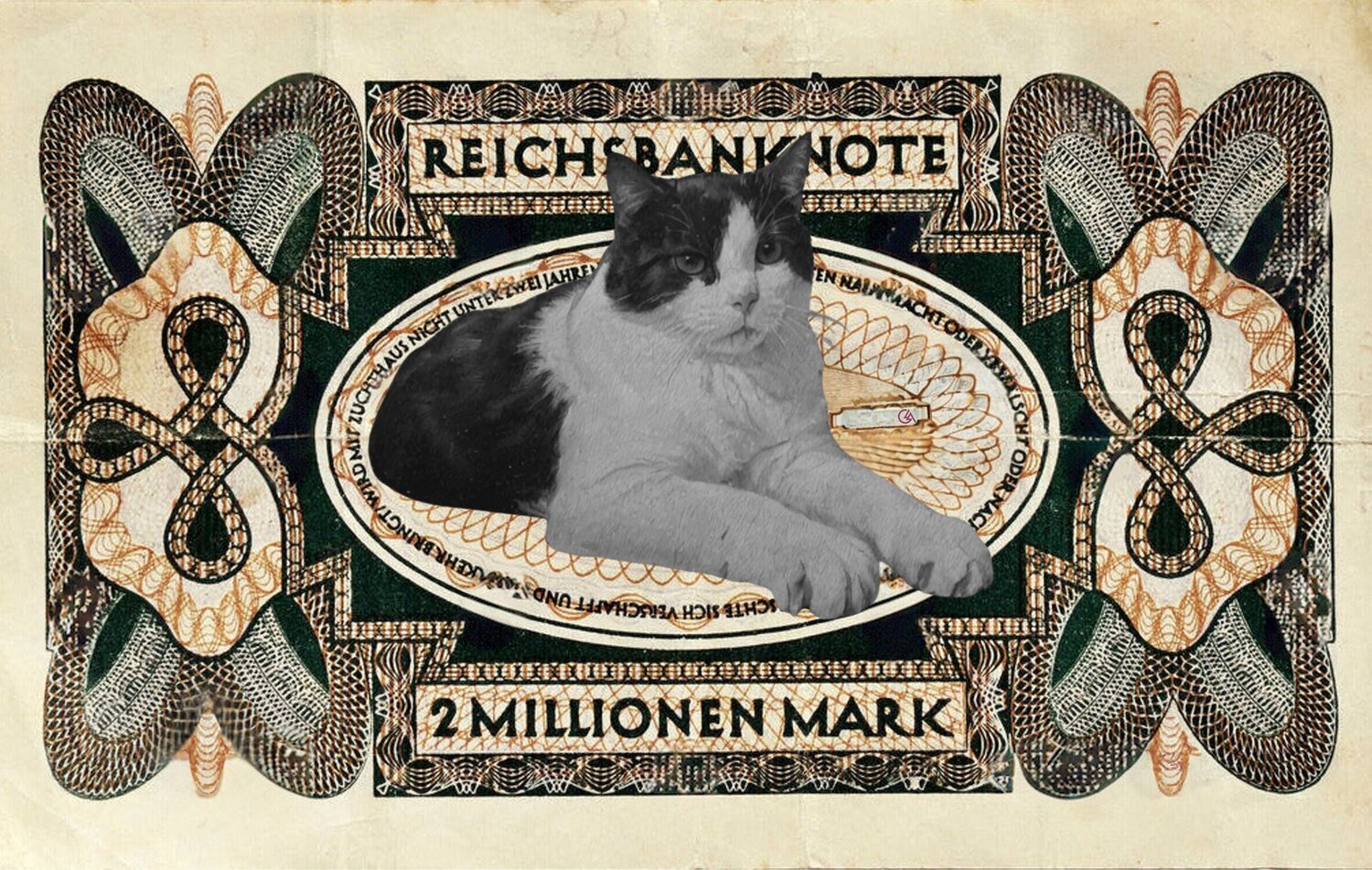 Digital graphics "2 million marks" Aleksandra Łojek-Szymanowska