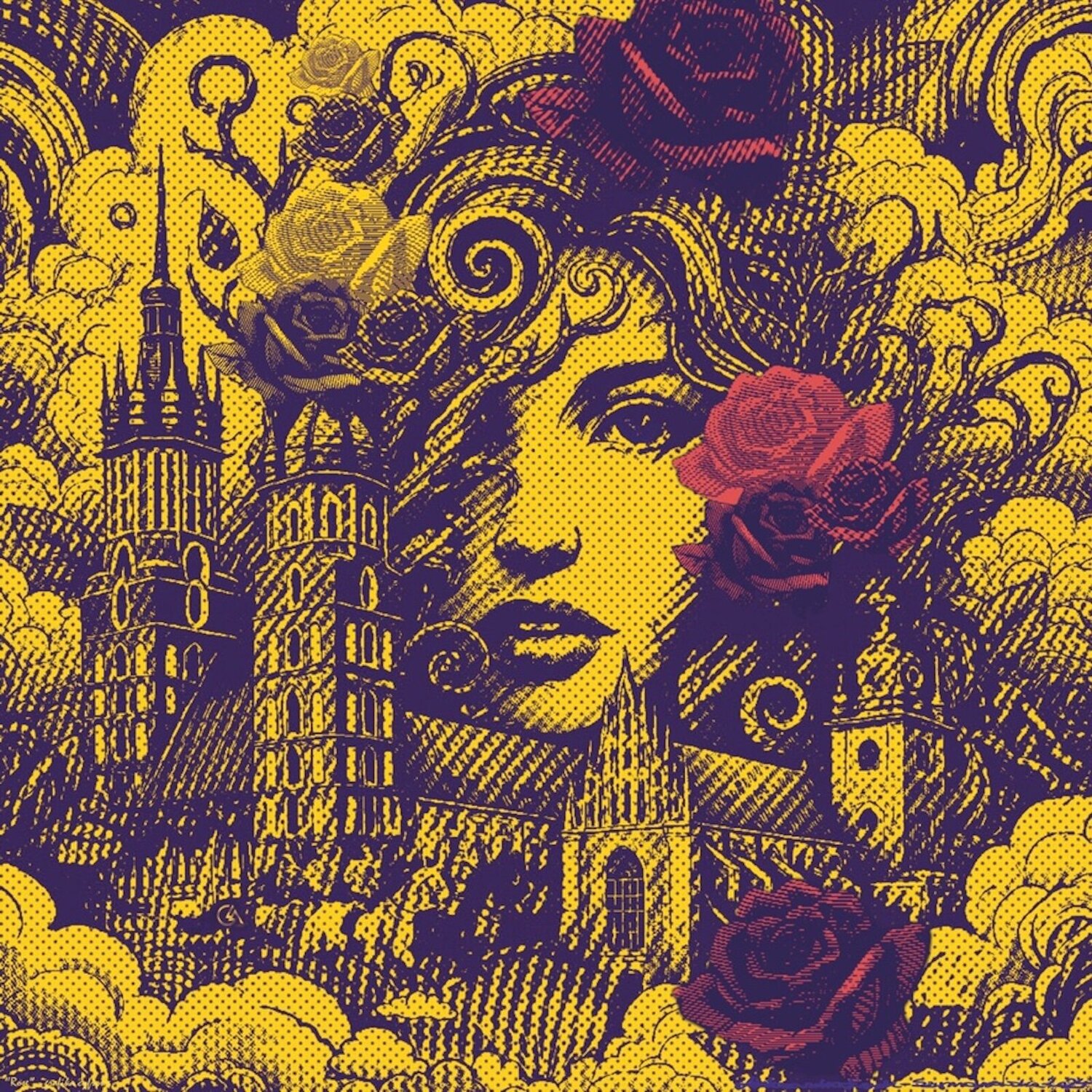 Digital graphics "Rose" Aleksandra Łojek-Szymanowska