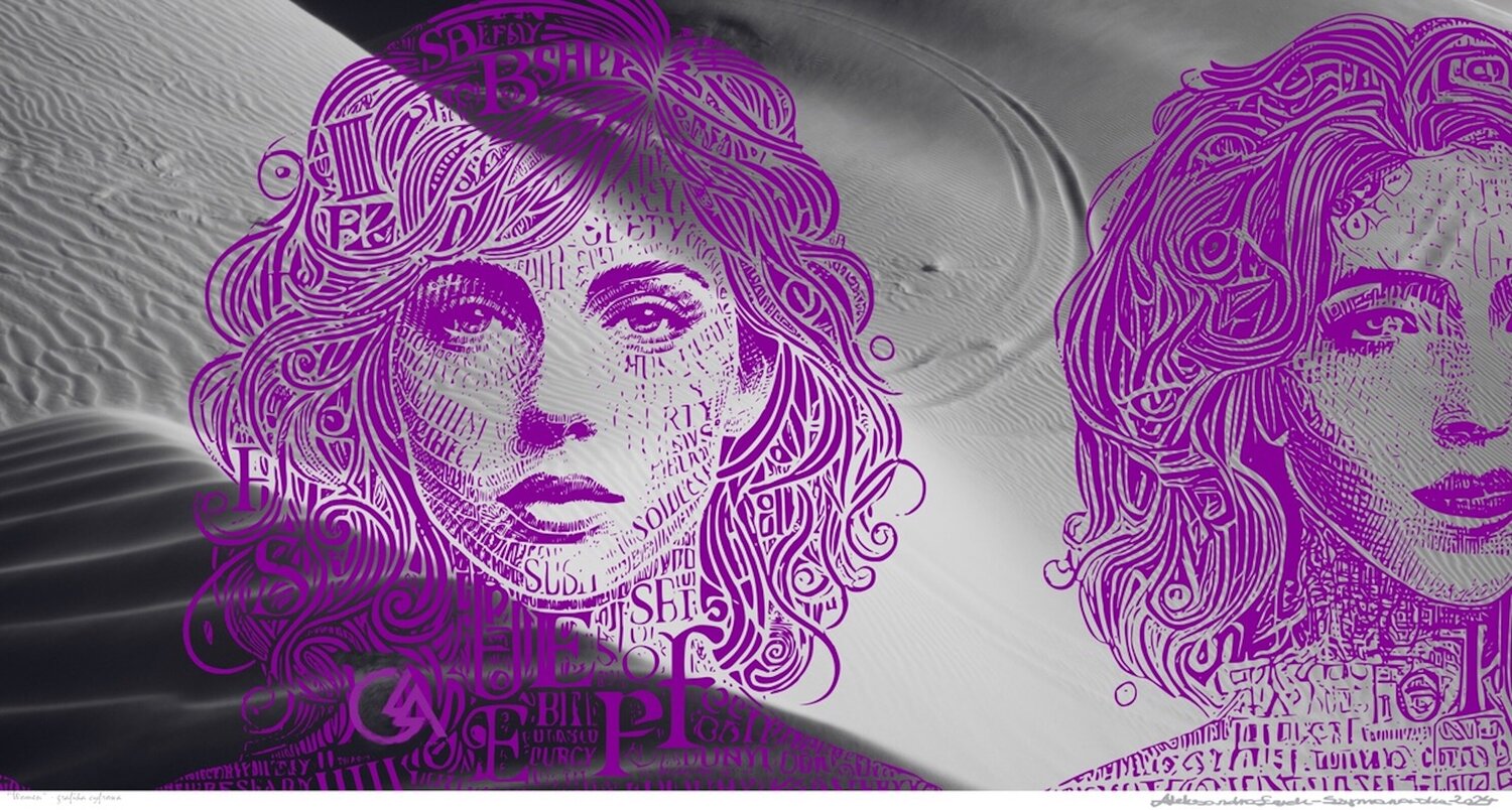 Digital Graphics "Women" Aleksandra Łojek-Szymanowska Digital zu verkaufen