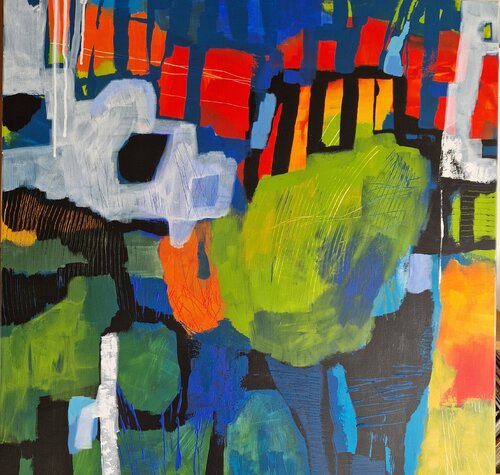 Stadtpark von Gabriele Wöllhaf, Malerei kaufen auf Singulart