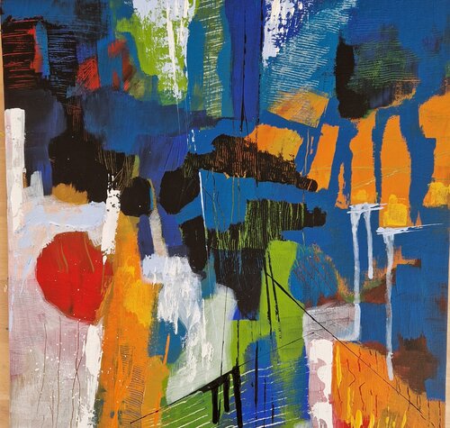 Sunset di Gabriele Wöllhaf, Pittura in vendita su Singulart