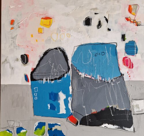 Pfeffer und Salz van Gabriele Wöllhaf, Schilderij te koop op Singulart