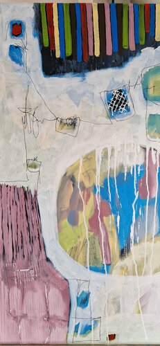 Kranke Welt von Gabriele Wöllhaf, Malerei kaufen auf Singulart