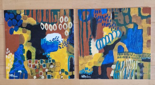 An einem Tag im Oktober di Gabriele Wöllhaf, Pittura in vendita su Singulart