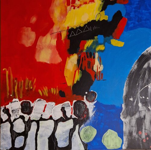 Mit Meerblick di Gabriele Wöllhaf, Pittura in vendita su Singulart