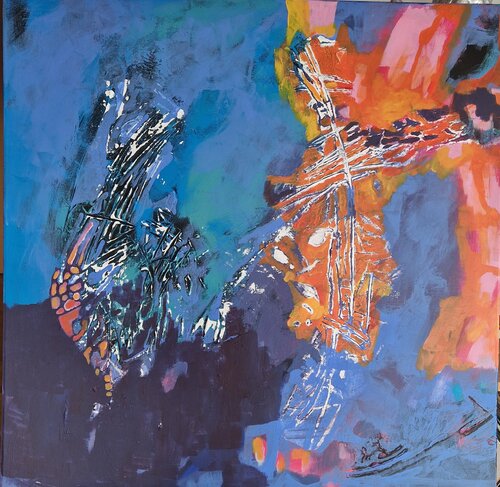 Ohne Titel di Gabriele Wöllhaf, Pittura in vendita su Singulart