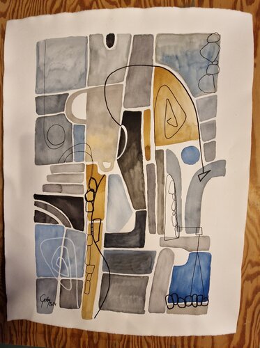 O du Fröhliche von Gabriele Wöllhaf, Malerei kaufen auf Singulart