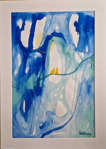 Balzzeit von Gabriele Wöllhaf, Malerei kaufen auf Singulart