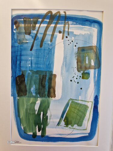 Waldspaziergang par Gabriele Wöllhaf, Peinture en vente sur Singulart