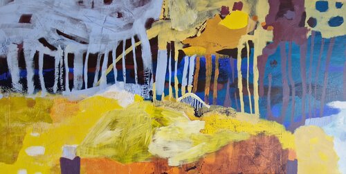 Landschaft di Gabriele Wöllhaf, Pittura in vendita su Singulart