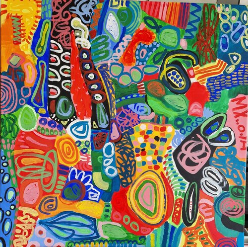 MX..o.YA di Gabriele Wöllhaf, Pittura in vendita su Singulart