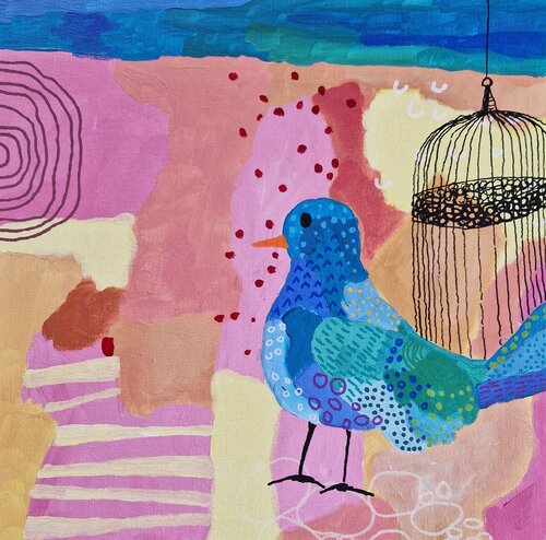 Freigang van Gabriele Wöllhaf, Schilderij te koop op Singulart