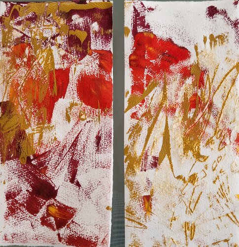 Diptichon 20250911 von Gabriele Wöllhaf, Druck kaufen auf Singulart