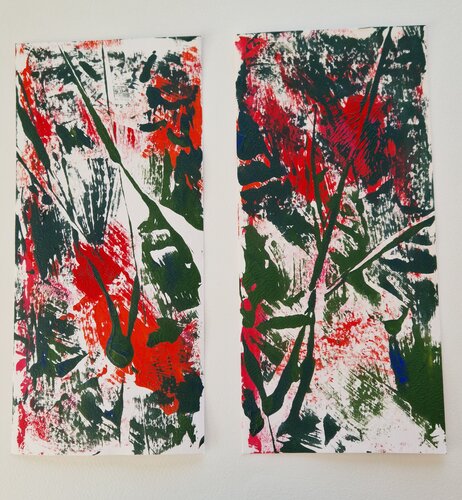 Diptichon 20250915 von Gabriele Wöllhaf, Druck kaufen auf Singulart