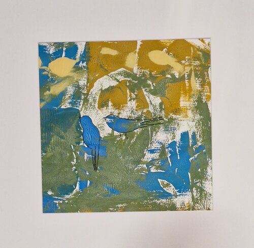 Vogelpaar von Gabriele Wöllhaf, Druck kaufen auf Singulart