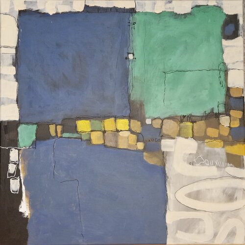 X² von Gabriele Wöllhaf, Malerei kaufen auf Singulart