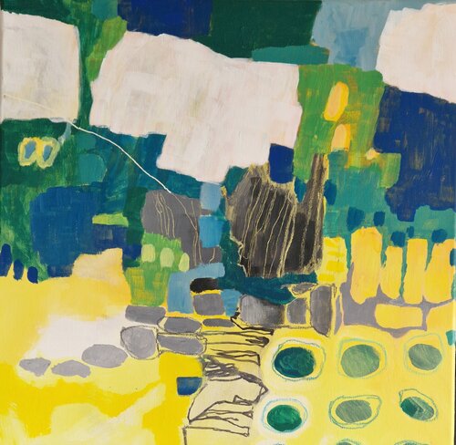 Endlich Sonne! de Gabriele Wöllhaf, Pintura a la venta en Singulart