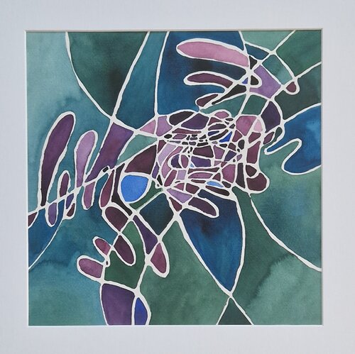 Mysterium di Gabriele Wöllhaf, Pittura in vendita su Singulart