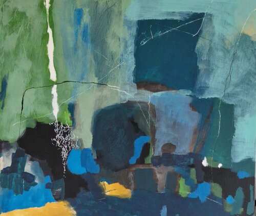 Unordnung der Natur di Gabriele Wöllhaf, Pittura in vendita su Singulart