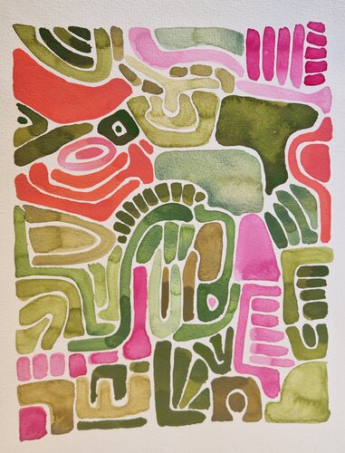 Zwischenräume 2 de Gabriele Wöllhaf, Pintura a la venta en Singulart