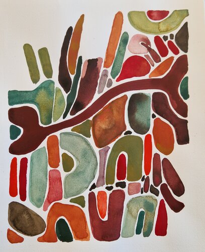 Zwischenräume 4 de Gabriele Wöllhaf, Pintura a la venta en Singulart