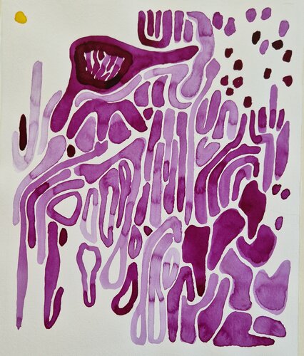 Zwischenräume 15 by Gabriele Wöllhaf, Painting for Sale on Singulart