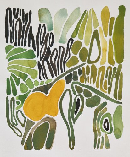 Zwischenräume 17 by Gabriele Wöllhaf, Painting for Sale on Singulart