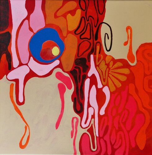Zwischenräume III di Gabriele Wöllhaf, Pittura in vendita su Singulart
