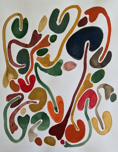 Zwischenräume 20 by Gabriele Wöllhaf, Painting for Sale on Singulart