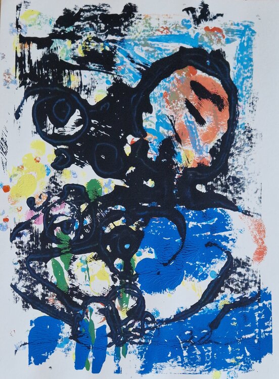 Mädchen mit Blumen V2 Gabriele Wöllhaf