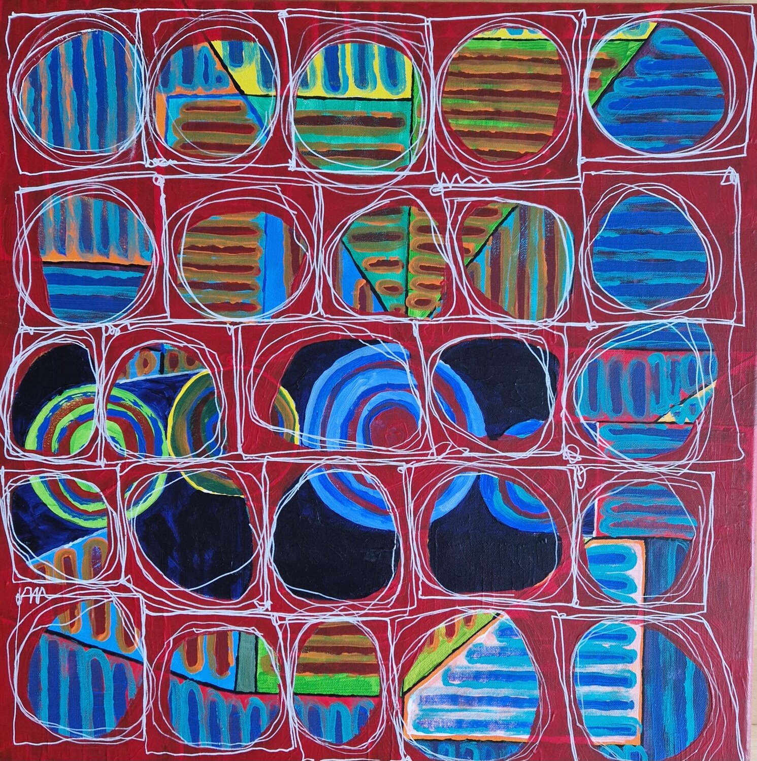 Stripes around Gabriele Wöllhaf