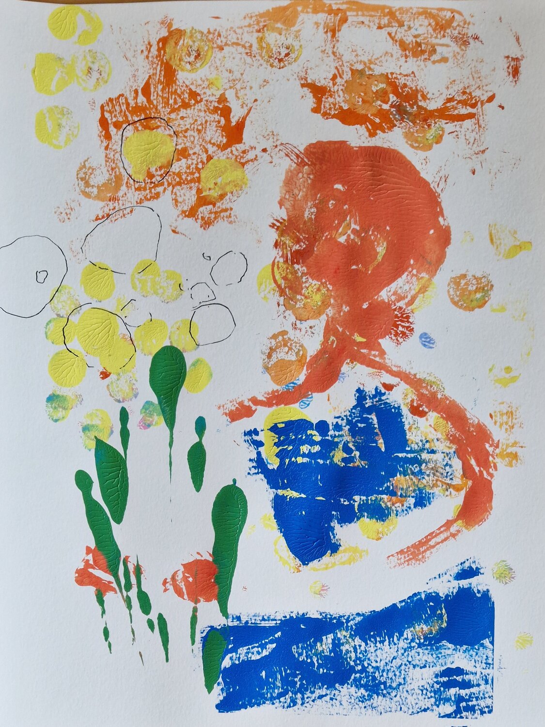 Mädchen mit Blumen Gabriele Wöllhaf