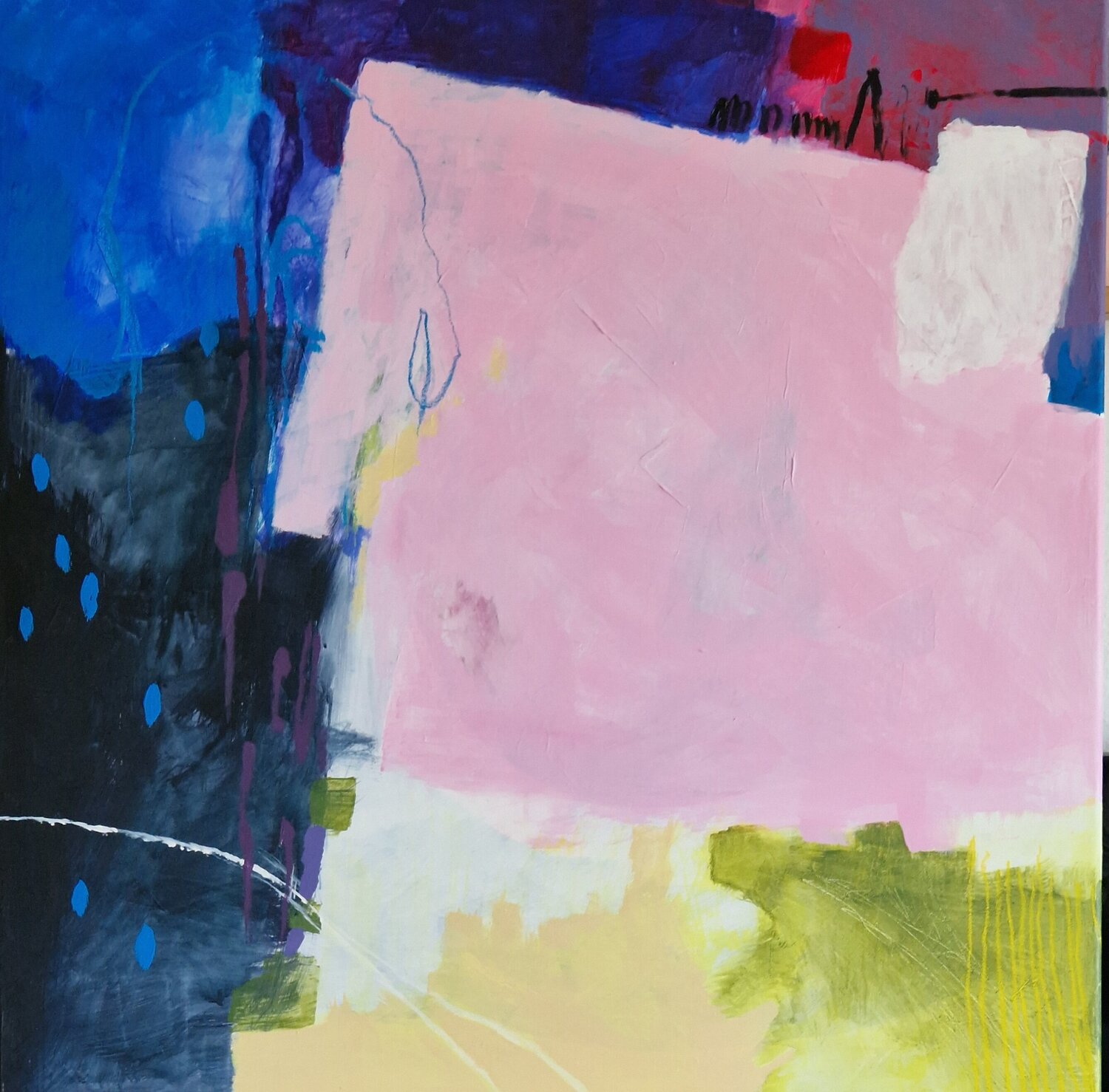 Leise Nähe Gabriele Wöllhaf Origineel schilderij te koop