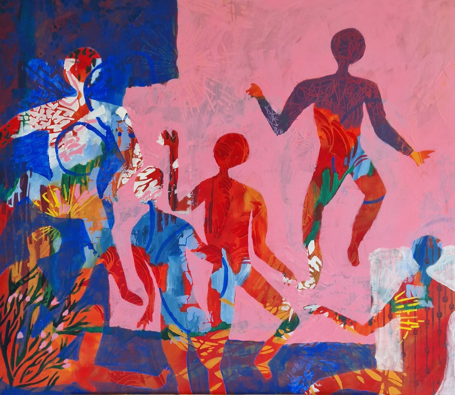 Unter Menschen Gabriele Wöllhaf Pintura original en venta