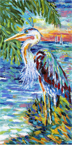 Beach Comber de Carolee Vitaletti, Pintura a la venta en Singulart