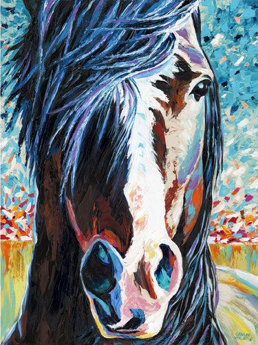 Wild at Heart de Carolee Vitaletti, Pintura a la venta en Singulart