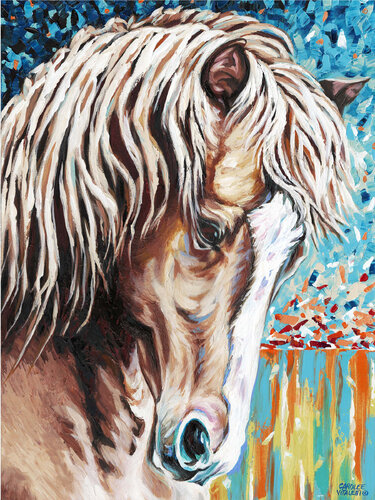 Gentle at Heart de Carolee Vitaletti, Pintura a la venta en Singulart