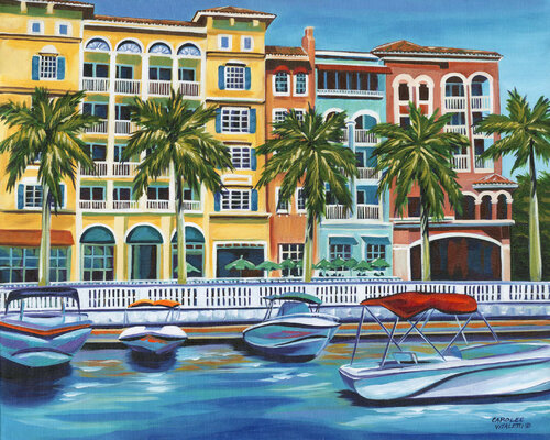 Tropical Rendezvous de Carolee Vitaletti, Pintura a la venta en Singulart