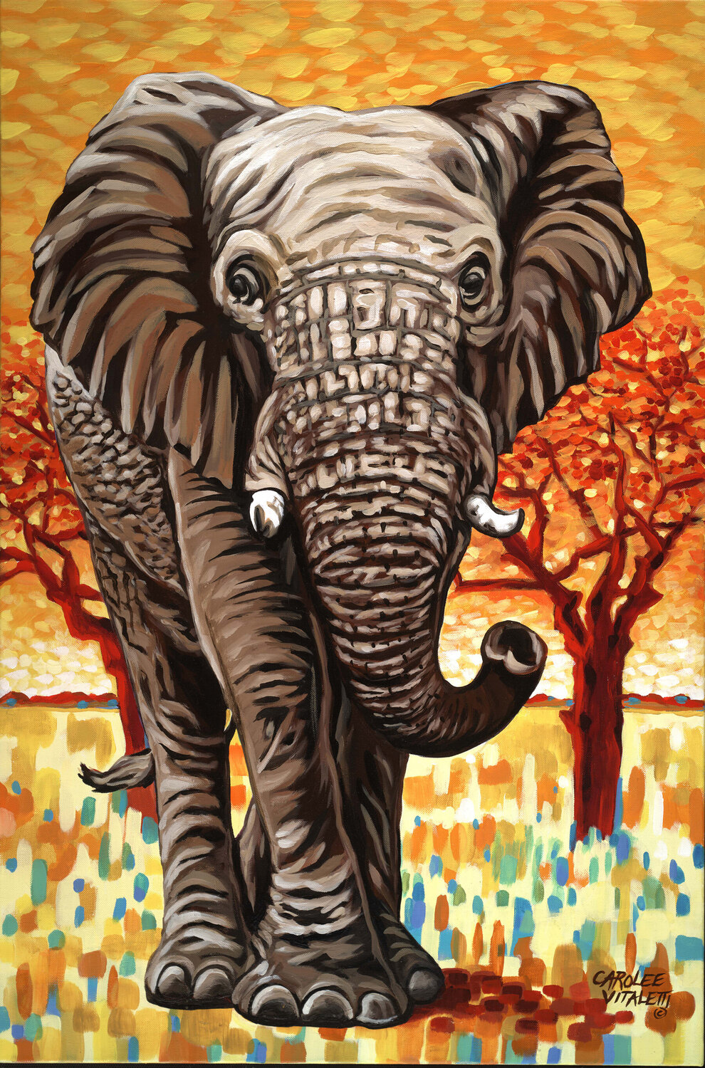 Majestic African Elephant Carolee Vitaletti