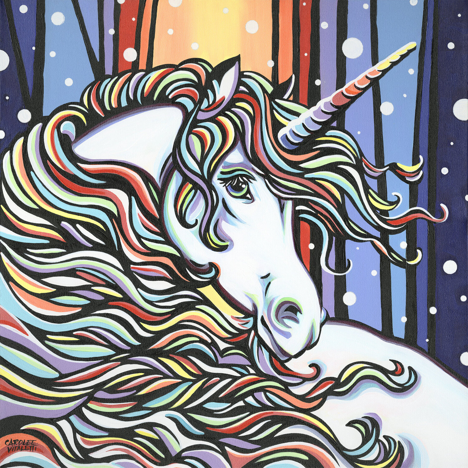 Snowy Unicorn Carolee Vitaletti