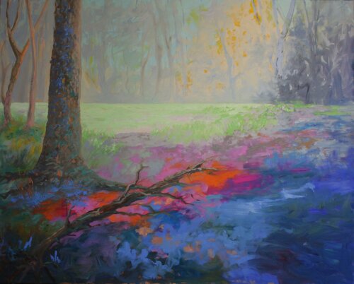 In Rieselfeld Wood. von Vida Göhlmann, Malerei kaufen auf Singulart