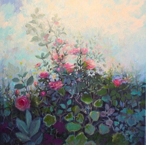 The Rose Garden von Vida Göhlmann, Malerei kaufen auf Singulart