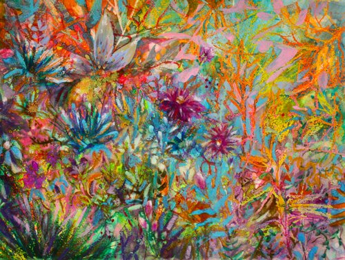 Floral landscape III von Vida Göhlmann, Malerei kaufen auf Singulart