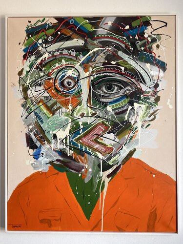 Face by Fabian Braun, Painting for Sale on Singulart