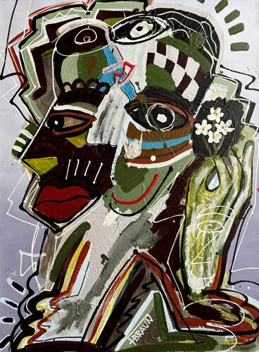 Flowers for you by Fabian Braun, Painting for Sale on Singulart