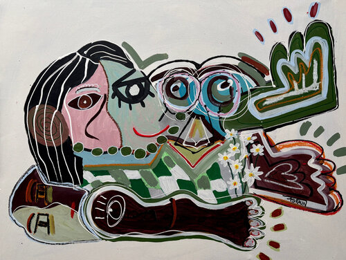 Relaxing by Fabian Braun, Painting for Sale on Singulart
