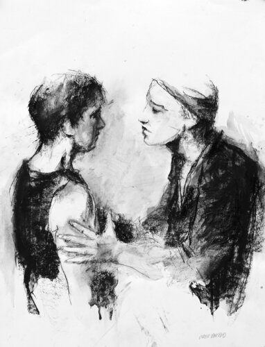 La part de l'autre #02 van Greyg, Tekening te koop op Singulart