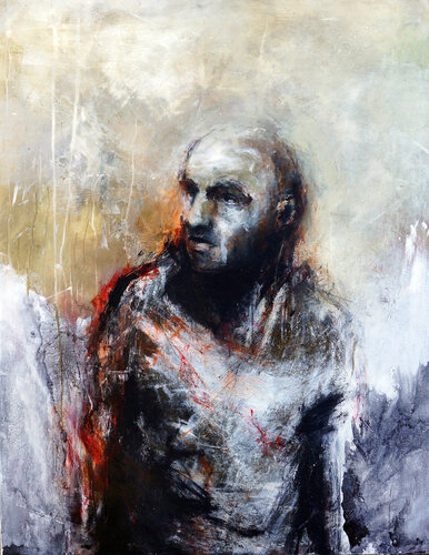 Emotion sourde des anonymes #01 van Greyg, Schilderij te koop op Singulart