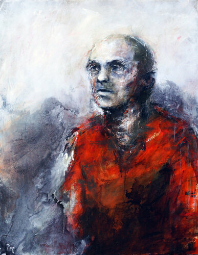 Emotion sourde des anonymes #03 van Greyg, Schilderij te koop op Singulart