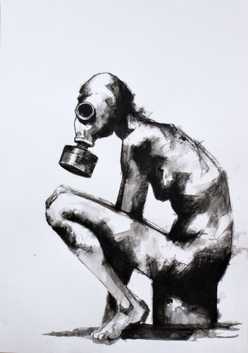 Respire S04-04 van Greyg, Tekening te koop op Singulart